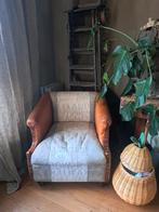 Stoere landelijke fauteuil van Hoogehuys Kessenich, Huis en Inrichting, Fauteuils, 75 tot 100 cm, Ophalen of Verzenden, 75 tot 100 cm