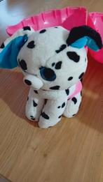 Dalmatier puppy met geluid en eten/poepen, Kinderen en Baby's, Speelgoed | Knuffels en Pluche, Ophalen, Zo goed als nieuw, Hond