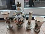 Delft polychroom Holland handwerk set, Antiek en Kunst, Antiek | Vazen, Ophalen of Verzenden