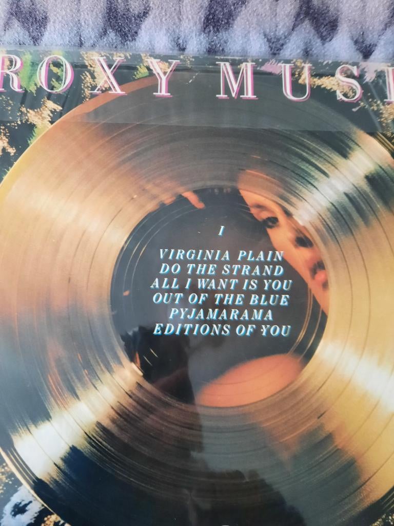 LP Roxy Music - Greatest Hits, Ophalen of Verzenden, 1960 tot 1980, Zo goed als nieuw, 12 inch
