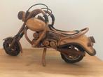 Harley Davidson - houten chopper motor, Antiek en Kunst, Ophalen of Verzenden