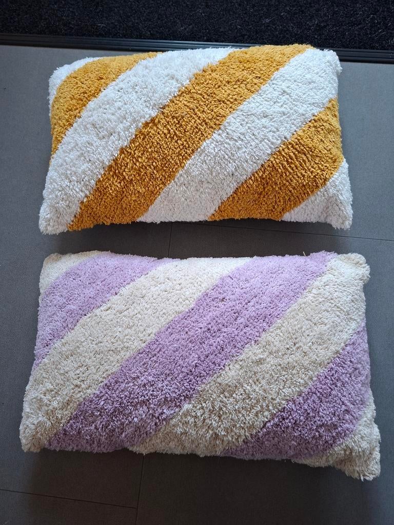 Twee sierkussens 50x30 cm, Ophalen of Verzenden