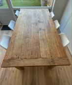 Houten eettafel 200x100x76 cm, Huis en Inrichting, Ophalen, Gebruikt, 50 tot 100 cm, Vijf personen of meer