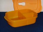 Tupperware Crystalwave Rechthoek 1 L. Oranje, Nieuw, Oranje, Ophalen of Verzenden