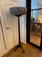 Mooie MAHONIE zuil bloempotstandaard 3-poot 150 hoog, Ophalen, Wilms, Zo goed als nieuw, Info@houseofcoco.nl