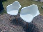 5 Vitra Eames design stoelen te koop zgan!!, Huis en Inrichting, Stoelen, Ophalen, Zo goed als nieuw, Wit, Kunststof