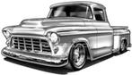 Chevrolet Apache 3100 Div,onderdelen nieuw en gebruikt 55-59, Auto-onderdelen, Ophalen, Nieuw, Overige automerken