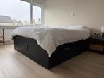 Bed Brimnes Ikea 160x200, Ophalen, Gebruikt, Zwart, Tweepersoons