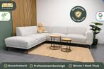 Moderne Hoekbank Greige DFS [Refurbished], Huis en Inrichting, -, -, Hoekbank, Ophalen of Verzenden