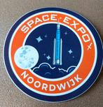 NIEUW RONDE STICKER SPACE EXPO NOORDWIJK-RUIMTEVAART-RAKET, Verzenden, Nieuw, Overige typen