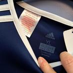 Adidas climalite blauw / wit shirt als nieuw 158-164 44544, Kinderen en Baby's, Kinderkleding | Maat 158, Adidas, ., Jongen of Meisje