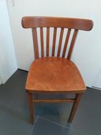Vintage houten cafestoel, Ophalen, Gebruikt, Bruin, Cafe