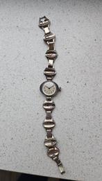 Dames Horloge zilver, Sieraden, Tassen en Uiterlijk, Ophalen, Zilver, Staal, Overige merken