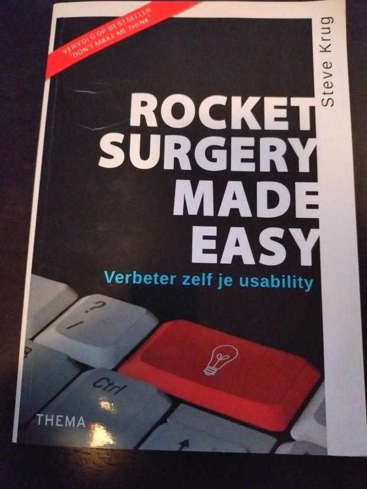 Steve Krug - Rocket surgery made easy, Boeken, Economie, Management en Marketing, Zo goed als nieuw, Management, Ophalen of Verzenden
