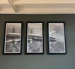 Drieluik vliegtuig over New York van Loods 5, Ophalen, Gebruikt, Schilderij, 75 cm of meer