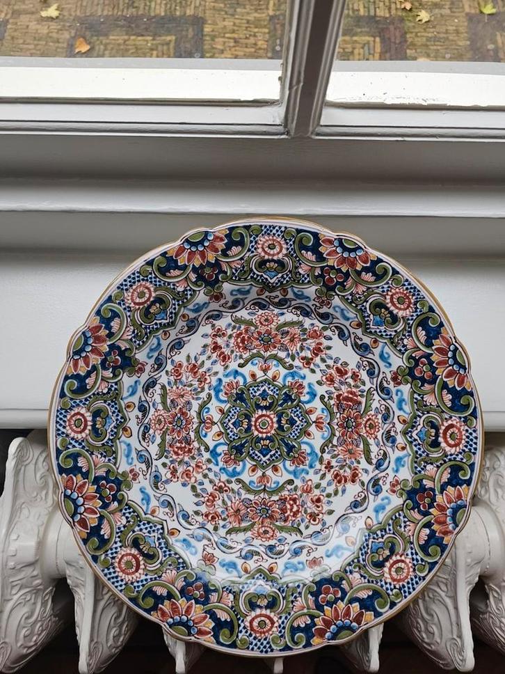 Makkum Aardewerk Groot Bord, Antiek en Kunst, Antiek | Wandborden en Tegels, Ophalen of Verzenden