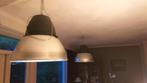 Vintage industrie lampen, Huis en Inrichting, Lampen | Hanglampen, Ophalen, Gebruikt, 50 tot 75 cm, Metaal