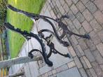 2 gietijzeren frames voor tuinbank, Ophalen, Gebruikt, Metaal