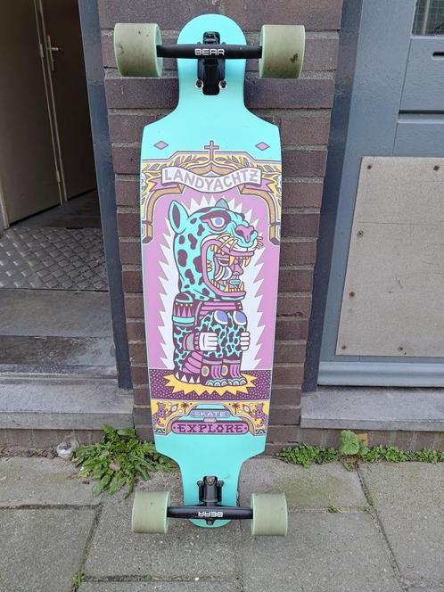 Landyachtz Drop Cat 38" Illuminacion, Sport en Fitness, Skateboarden, Zo goed als nieuw, Skateboard, Longboard, Ophalen