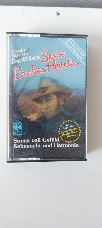 Some Broken hearts vintage cassettebandje Don Williams  beschikbaar voor biedingen