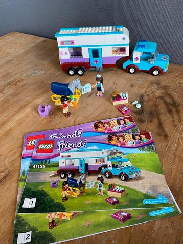 Lego Friends 41125 Paardendokter Trailer - Compleet! beschikbaar voor biedingen