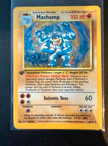 Machamp 1999 First Edition Holo - Base Set beschikbaar voor biedingen