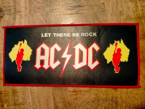 AC DC AC/DC Let there be rock GROTE patch embleem muziek, Verzamelen, Muziek, Artiesten en Beroemdheden, Nieuw, Verzenden