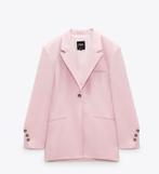 Zara Pastel Pink Blazer, Zara, Ophalen of Verzenden, Zo goed als nieuw, Jasje