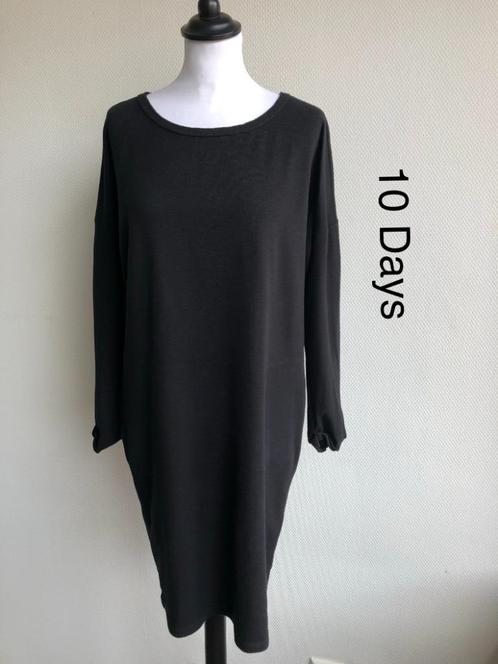 10 Days Jurk 97% katoen {mt: 36} 4695-6,3, Kleding | Dames, Jurken, Zo goed als nieuw, Maat 36 (S), Zwart, Ophalen of Verzenden
