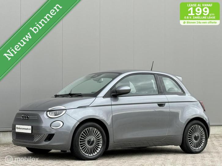 Fiat 500e Icon 42 kWh LED - Camera - Stoelverw. - SOH 95%, Auto's, Fiat, Bedrijf, Te koop, 500E, ABS, Achteruitrijcamera, Airbags