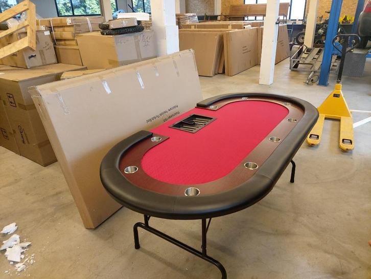 Pokertafel - Poker tafels - Speeltafel - Poker accessoires, Hobby en Vrije tijd, Gezelschapsspellen | Kaartspellen, Nieuw, Vijf spelers of meer