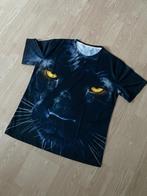 Nieuw shirt maat XL animal print 3D T-shirt zwarte panter, Nieuw, Ophalen of Verzenden, Maat 56/58 (XL), Zwart