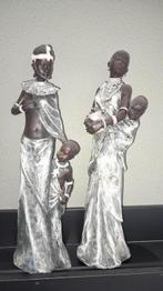 2 beelden Afrikaanse vrouwen, Ophalen, Minder dan 50 cm, Zo goed als nieuw, Schilderij