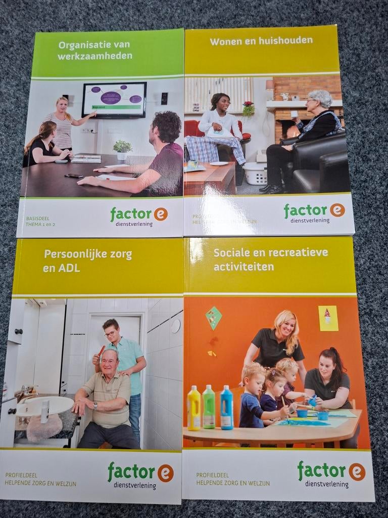 Factor E Dienstverlening - Complete Set, Boeken, Schoolboeken, Zo goed als nieuw, Overige vakken, Overige niveaus, Ophalen