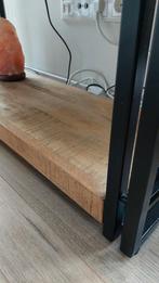 Industrieel TV-meubel/sidetable mango hout - 90x30x40cm, Ophalen of Verzenden, Zo goed als nieuw, 25 tot 50 cm, Minder dan 100 cm