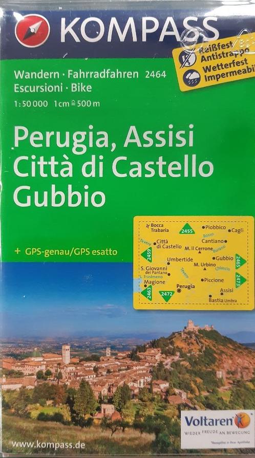 Wandelkaart Italie "Perugia. Assisi, Citta di Castello Gubbi, Boeken, Atlassen en Landkaarten, Zo goed als nieuw, Landkaart, Italië