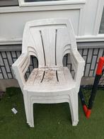 Stapelbare plastic tuinstoelen, Ophalen of Verzenden, Gebruikt, Plastic, Stapelbaar