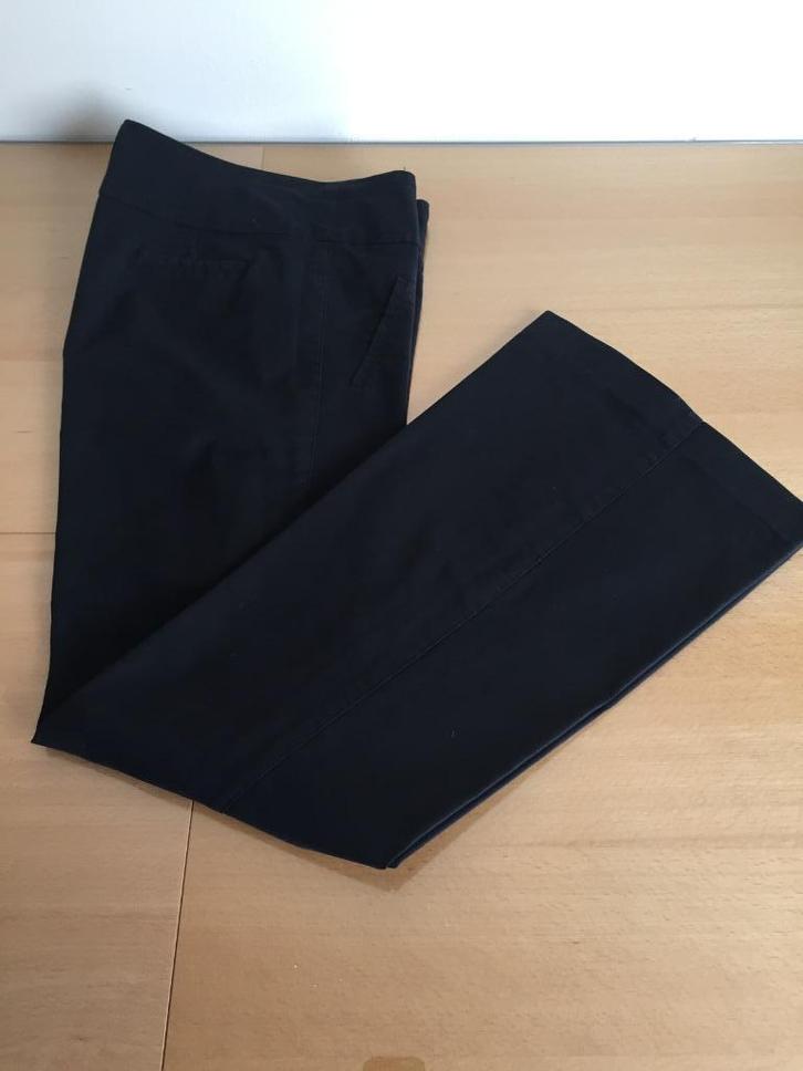 ZGAN YAYA broek met uitlopende pijp, zwart, maat 38/40, Kleding | Dames, Broeken en Pantalons, Zo goed als nieuw, Maat 38/40 (M)