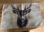 6 Placemats met Hertenkop Design, Diversen, Kerst, Ophalen of Verzenden, Nieuw