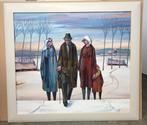 Nest MARTENS, Door de sneeuw, Antiek en Kunst, Kunst | Schilderijen | Klassiek, Ophalen