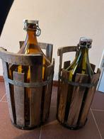 Wijnflessen, oud, decoratie, Antiek en Kunst, Ophalen of Verzenden