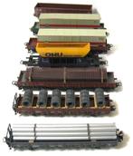 H0 6 Marklin wagons + 1 Faller wagon – gebruikte - geen OVP, Wisselstroom, Gebruikt, Wagon, Ophalen of Verzenden
