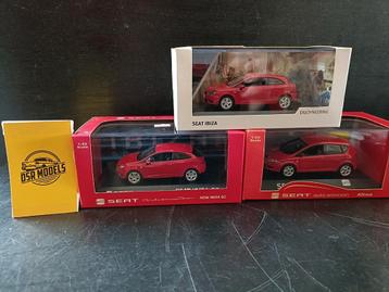 1:43 Seat Ibiza en Altea modellen  beschikbaar voor biedingen