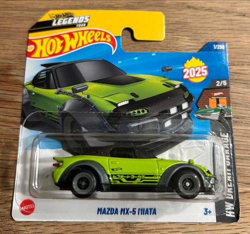 Hot Wheels - Mazda MX-5 Miata (2025), Hobby en Vrije tijd, Modelauto's | Overige schalen, Nieuw, Auto, Ophalen of Verzenden