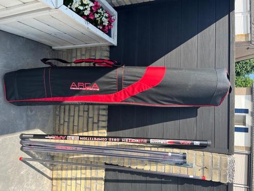 Vaste hengel 13,0m., Watersport en Boten, Hengelsport | Witvissen, Zo goed als nieuw, Vaste hengel, Ophalen