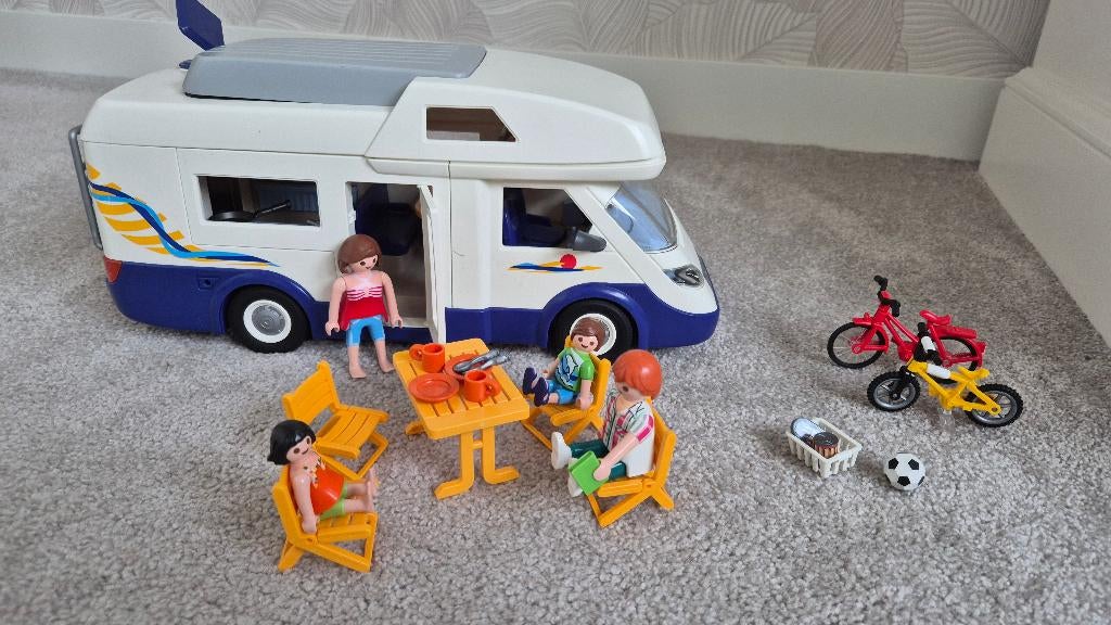 Playmobil 4859 Grote familiecamper, Ophalen of Verzenden, Gebruikt