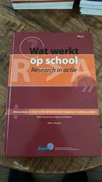 Wat werkt op school - Research in actie, Boeken, Robert J. Marzano, Ophalen of Verzenden, Zo goed als nieuw, HBO