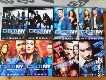 CSI: NEW YORK - DE COMPLETE SERIE 1 T/M 9 + CSI MIAMI 1 T/M beschikbaar voor biedingen