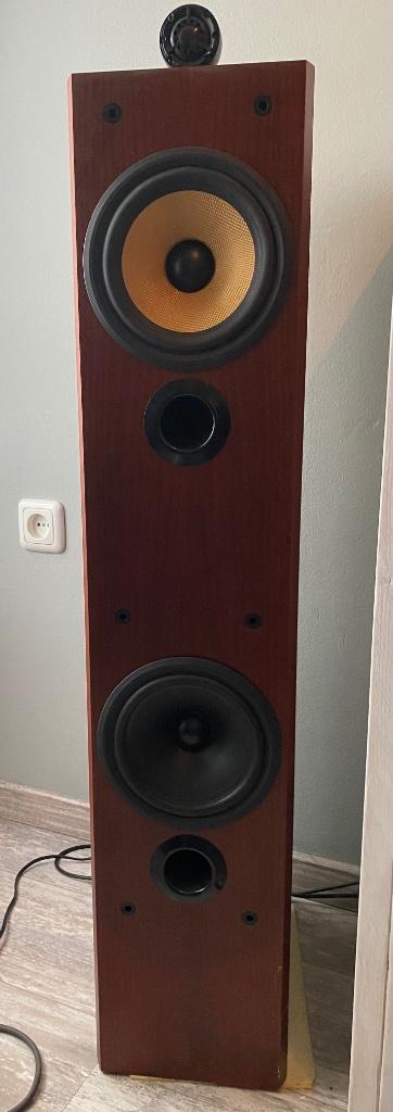 Bowers & Wilkins P6 (Bruin), Audio, Tv en Foto, Luidsprekers, Gebruikt, Front, Rear of Stereo speakers, 120 watt of meer, Bowers & Wilkins (B&W)