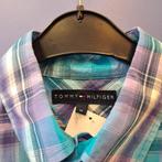 Tommy Hilfiger overhemd blauw paars geruit mt M nr 46094, ., Paars, Tommy Hilfiger, Zo goed als nieuw